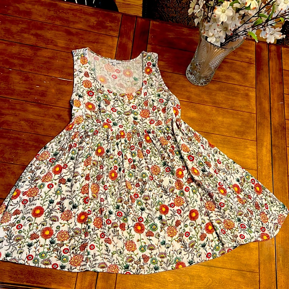 Patrons of Peace Sleeveless Floral Dress
